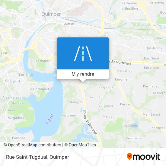 Rue Saint-Tugdual plan