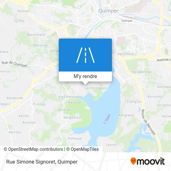 Rue Simone Signoret plan