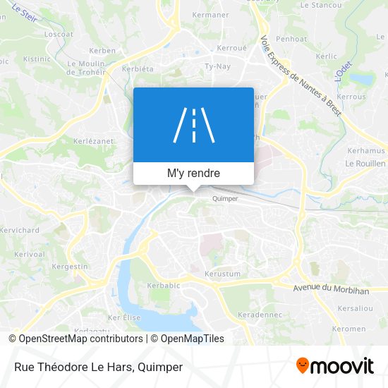Rue Théodore Le Hars plan