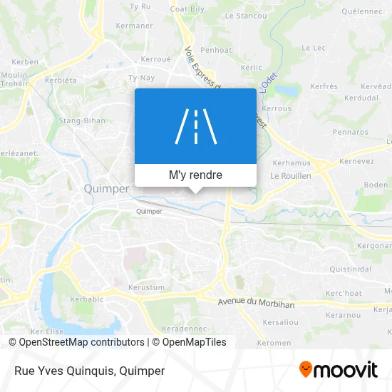 Rue Yves Quinquis plan