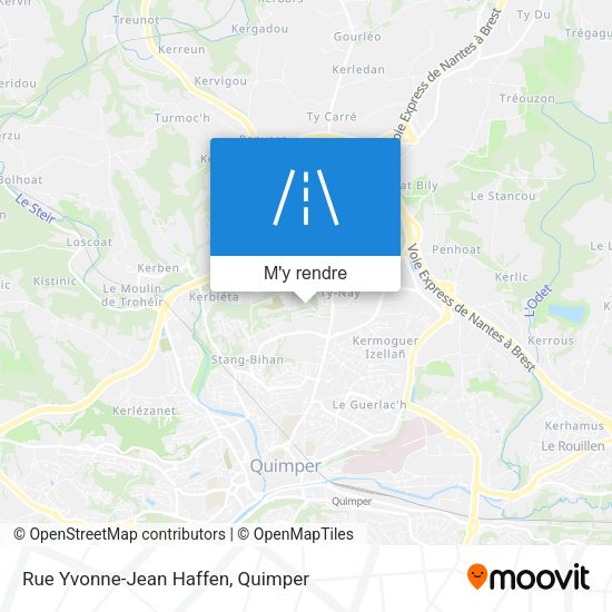 Rue Yvonne-Jean Haffen plan