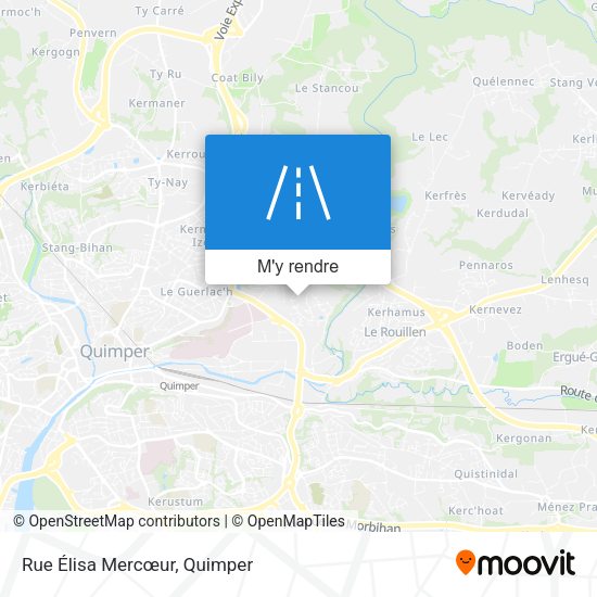 Rue Élisa Mercœur plan