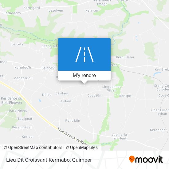 Lieu-Dit Croissant-Kermabo plan