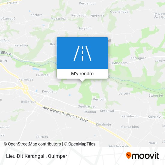 Lieu-Dit Kerangall plan