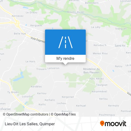 Lieu-Dit Les Salles plan