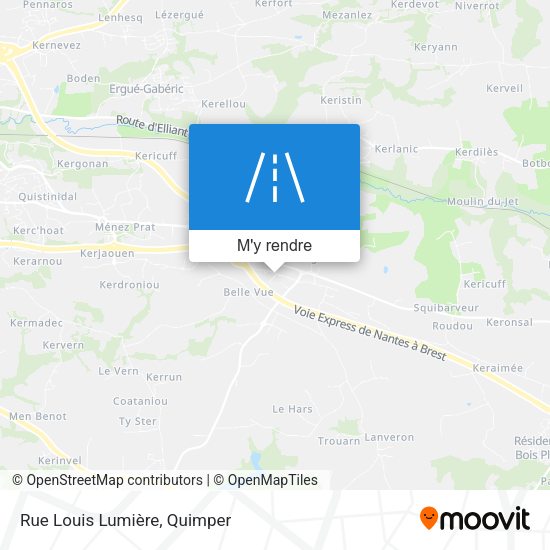 Rue Louis Lumière plan