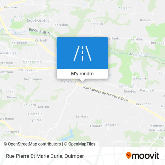 Rue Pierre Et Marie Curie plan