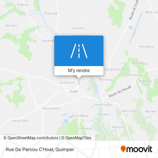 Rue De Parcou C'Hoat plan
