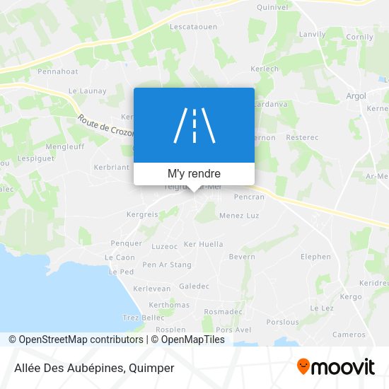 Allée Des Aubépines plan