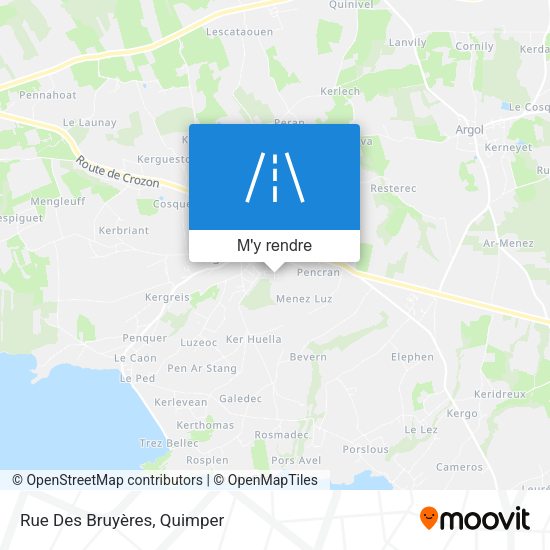 Rue Des Bruyères plan