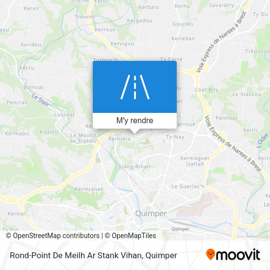 Rond-Point De Meilh Ar Stank Vihan plan