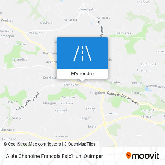 Allée Chanoine Francois Falc'Hun plan