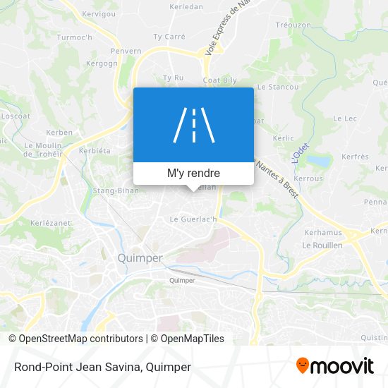 Rond-Point Jean Savina plan