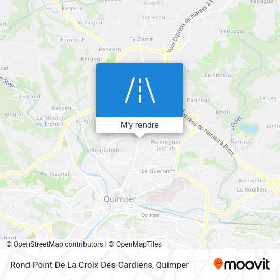 Rond-Point De La Croix-Des-Gardiens plan