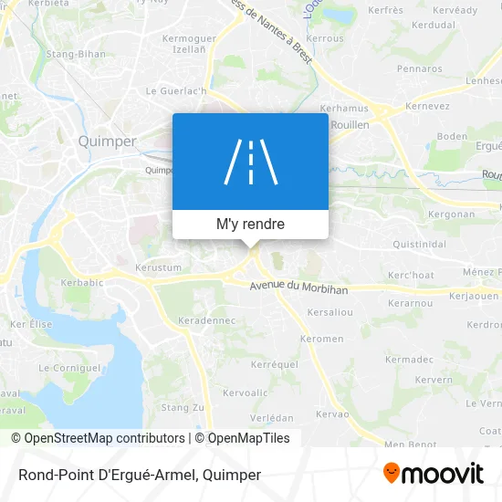 Rond-Point D'Ergué-Armel plan