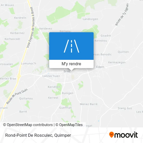 Rond-Point De Rosculec plan