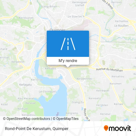 Rond-Point De Kerustum plan