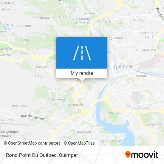 Rond-Point Du Québec plan