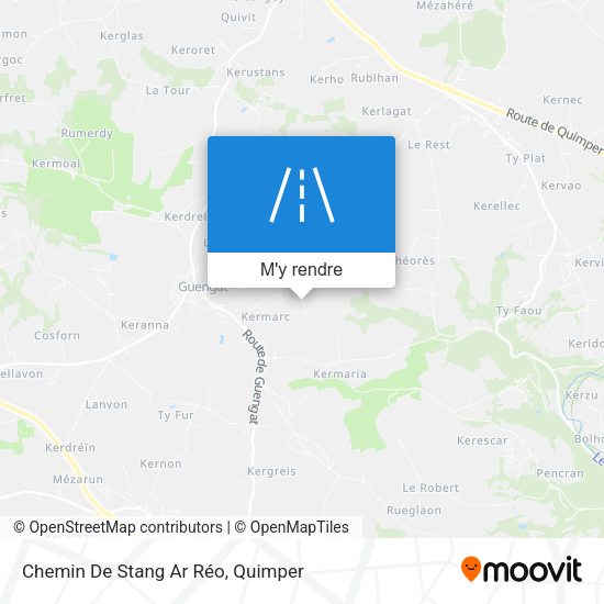 Chemin De Stang Ar Réo plan
