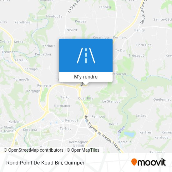 Rond-Point De Koad Bili plan