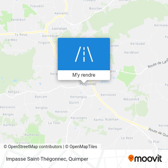 Impasse Saint-Thégonnec plan