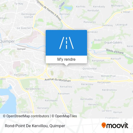 Rond-Point De Kervillou plan