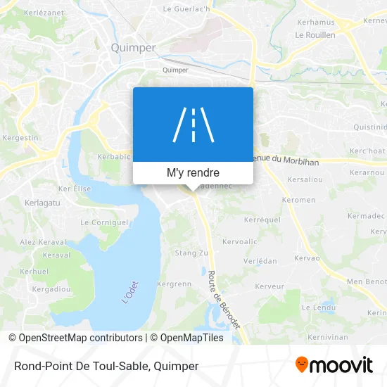 Rond-Point De Toul-Sable plan