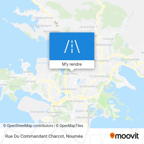 Rue Du Commandant Charcot plan