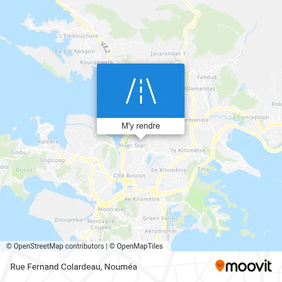 Rue Fernand Colardeau plan