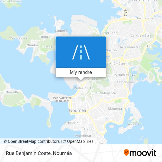 Rue Benjamin Coste plan