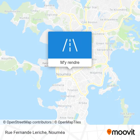 Rue Fernande Leriche plan