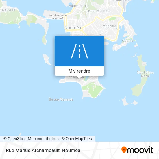 Rue Marius Archambault plan