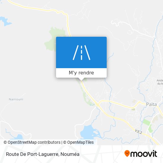Route De Port-Laguerre plan
