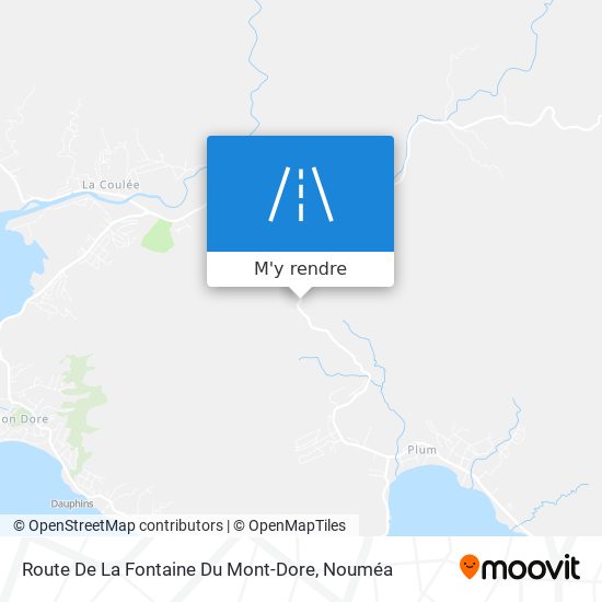 Route De La Fontaine Du Mont-Dore plan