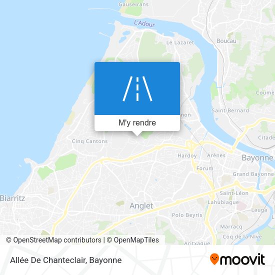 Allée De Chanteclair plan