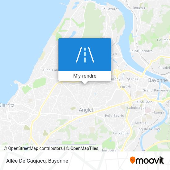 Allée De Gaujacq plan