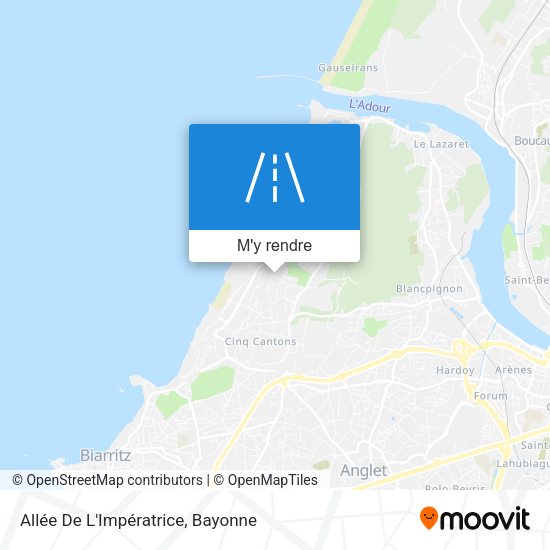 Allée De L'Impératrice plan
