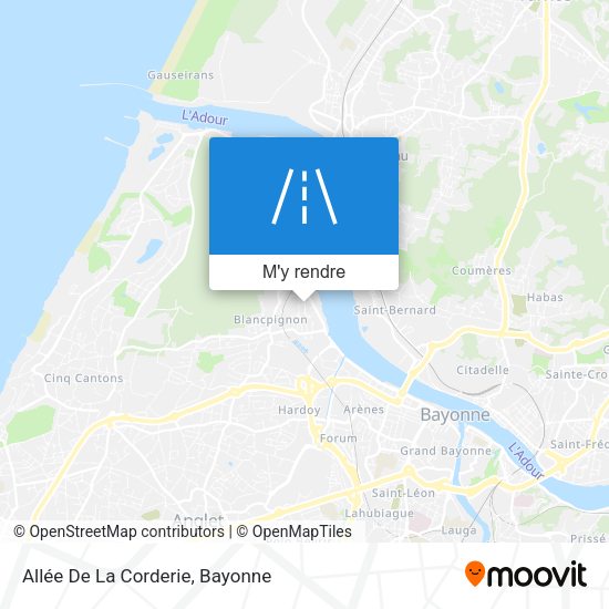 Allée De La Corderie plan