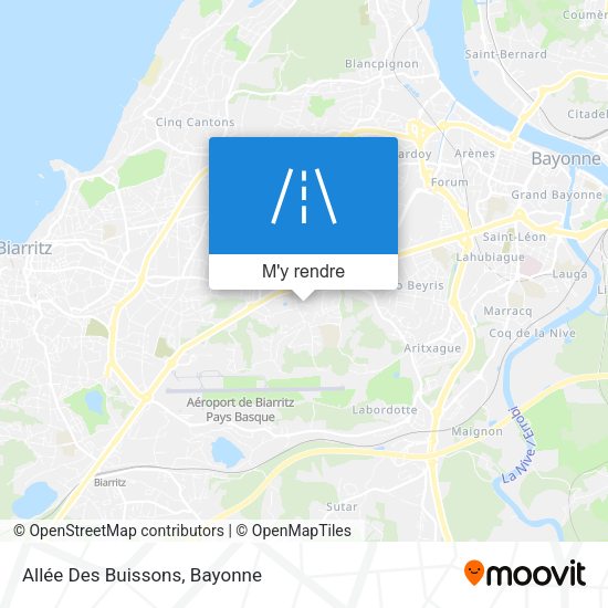 Allée Des Buissons plan