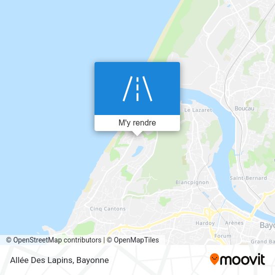 Allée Des Lapins plan