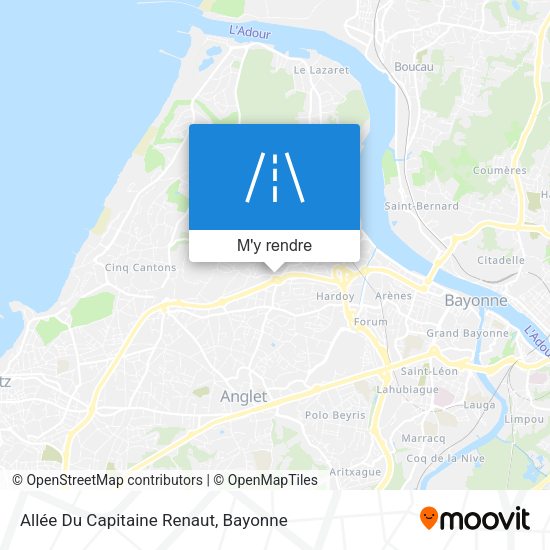 Allée Du Capitaine Renaut plan