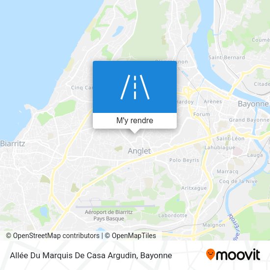 Allée Du Marquis De Casa Argudin plan