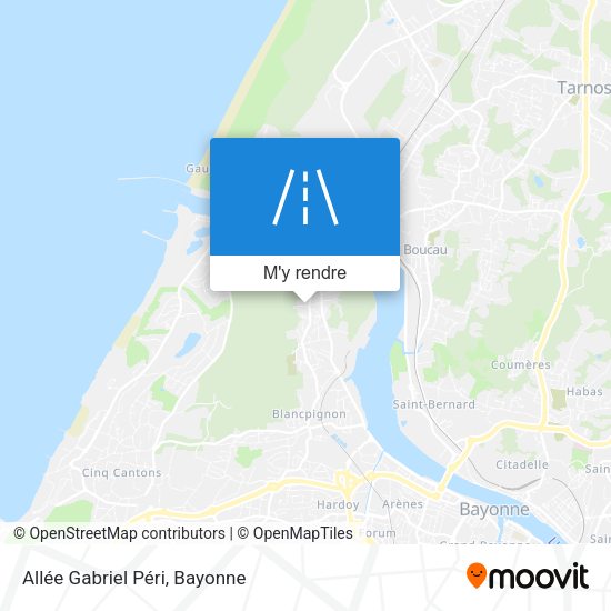 Allée Gabriel Péri plan