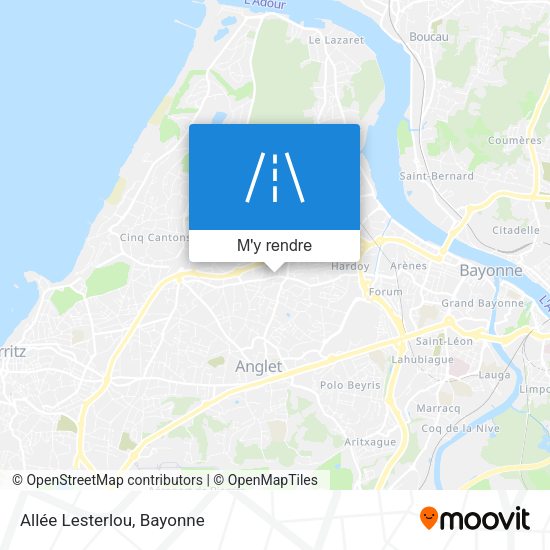 Allée Lesterlou plan