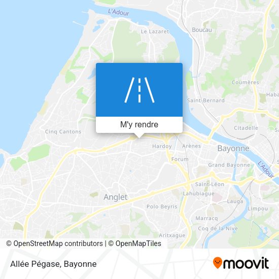 Allée Pégase plan