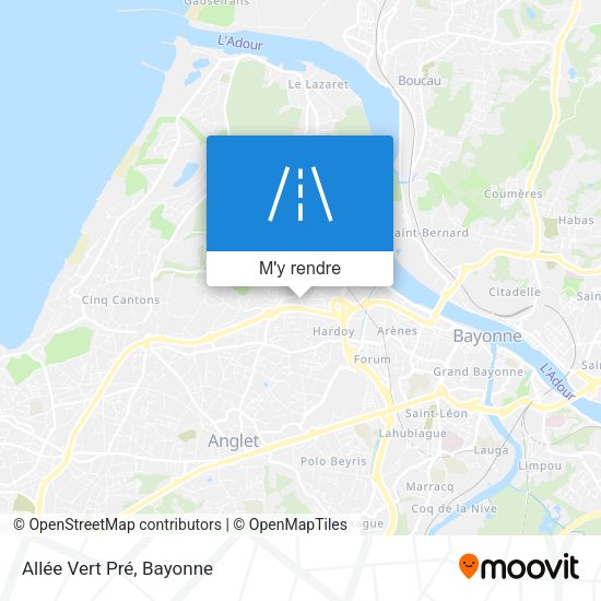 Allée Vert Pré plan