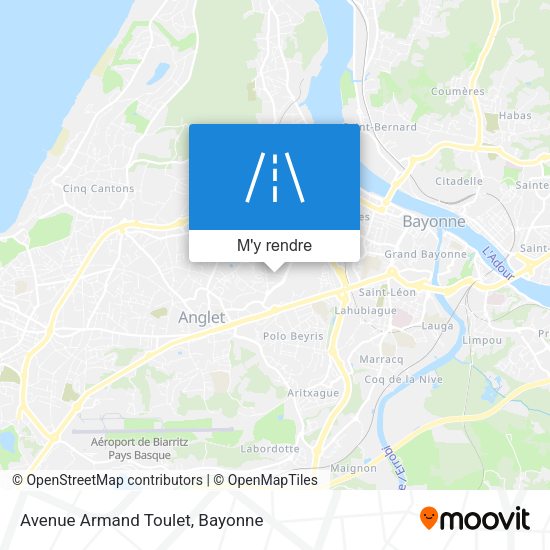 Avenue Armand Toulet plan