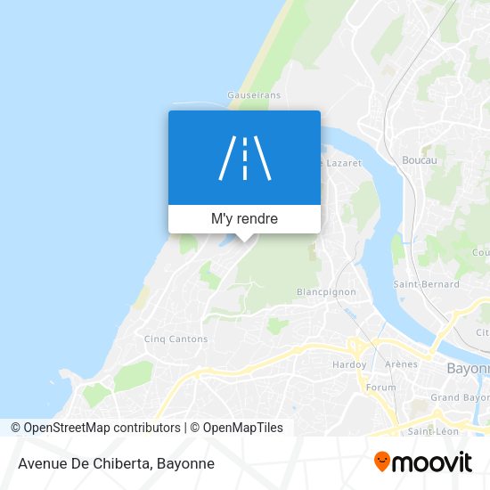 Avenue De Chiberta plan