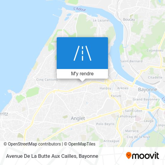 Avenue De La Butte Aux Cailles plan