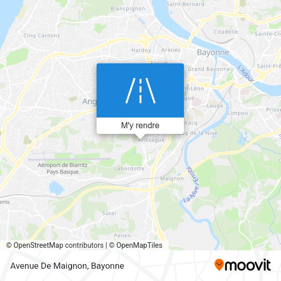 Avenue De Maignon plan